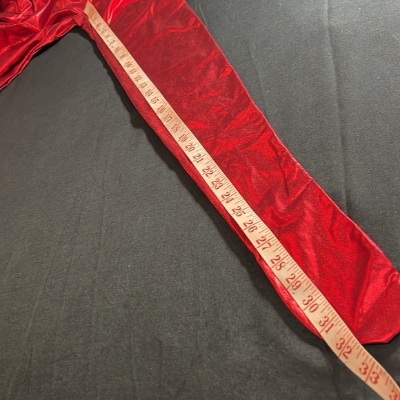 Red metallic stretch full body suit. 100% coverage, medium (23G9C64) - Picture 7 of 10